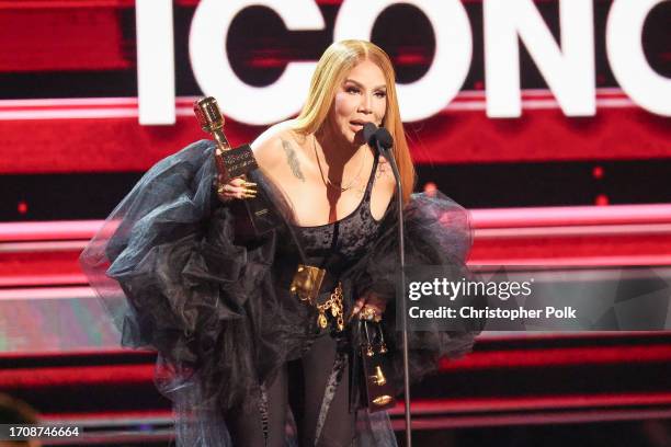 Queen Ivy at the Billboard Latin Music Awards 2023 held at Watsco Center on October 5, 2023 in Coral Gables, Florida.