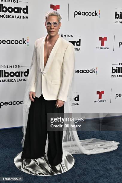 Christian Chávez at the Billboard Latin Music Awards 2023 held at Watsco Center on October 5, 2023 in Coral Gables, Florida.