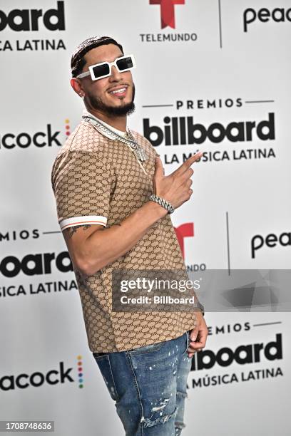 Brandon Bill$ at the Billboard Latin Music Awards 2023 held at Watsco Center on October 5, 2023 in Coral Gables, Florida.