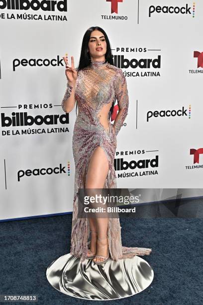 Jessica Cediel at the Billboard Latin Music Awards 2023 held at Watsco Center on October 5, 2023 in Coral Gables, Florida.