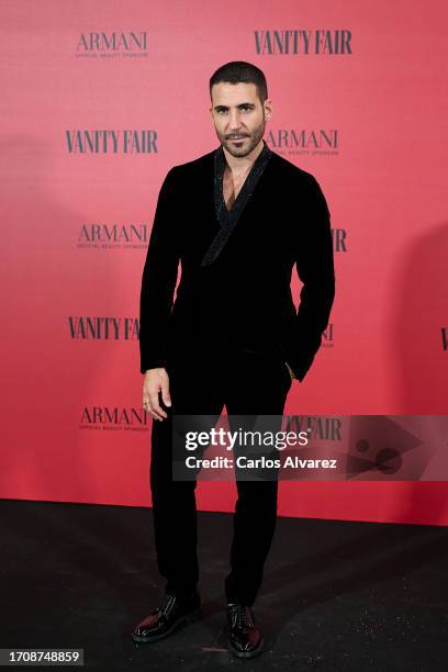 Miguel Angel Silvestre attends the Vanity Fair & Armani Beauty party during the 71st San Sebastian International Film Festival at the Tabakalera...