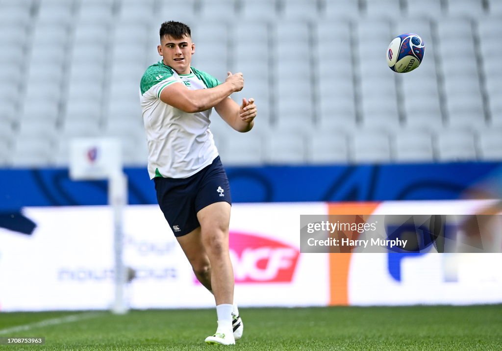 Irish Rugby Running Paris , France - 6 October 2023; Dan Sheehan during an Ireland rugby ...