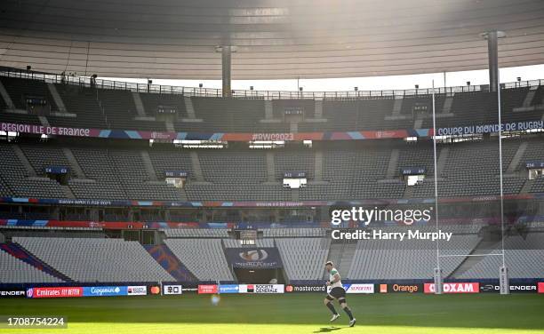 Paris , France - 6 October 2023; Peter O'Mahony during an Ireland rugby captain's run at the Stade de France in Paris, France.