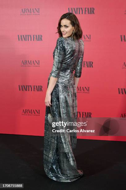 Irene Esser attends the Vanity Fair & Armani Beauty party during the 71st San Sebastian International Film Festival at the Tabakalera cultural center...