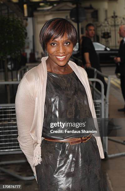 Brenda Emmanus attends the gala screening of 'Venus and Serena' at The Curzon Mayfair on June 19, 2013 in London, England.