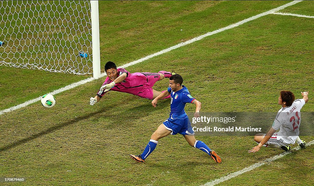 Italy v Japan: Group A - FIFA Confederations Cup Brazil 2013