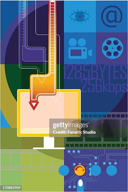 23 Supercomputer Clip Art High Res Illustrations - Getty Images