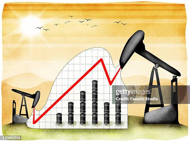 bildbanksillustrationer, clip art samt tecknat material och ikoner med oil refinery - flock of birds stock illustrations