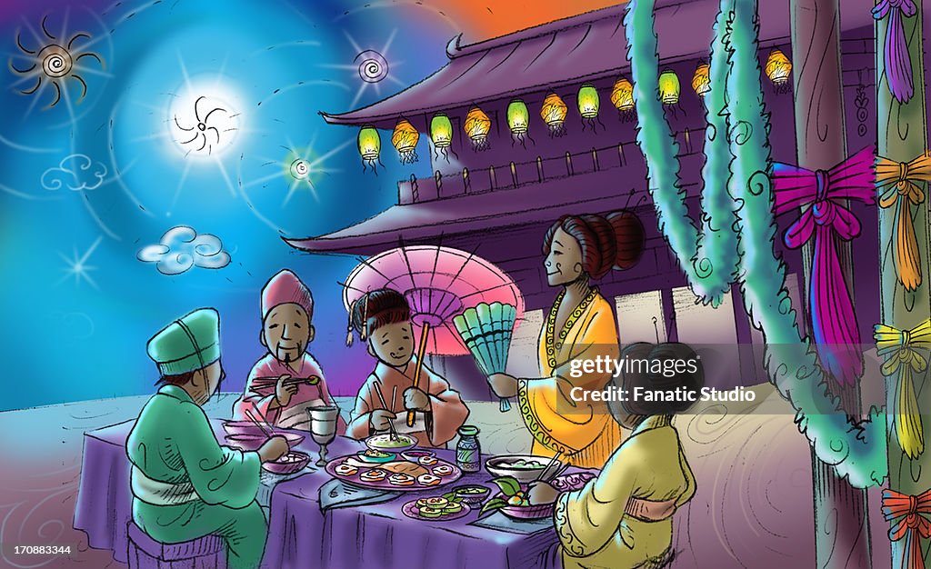 Japanese New Year celebration