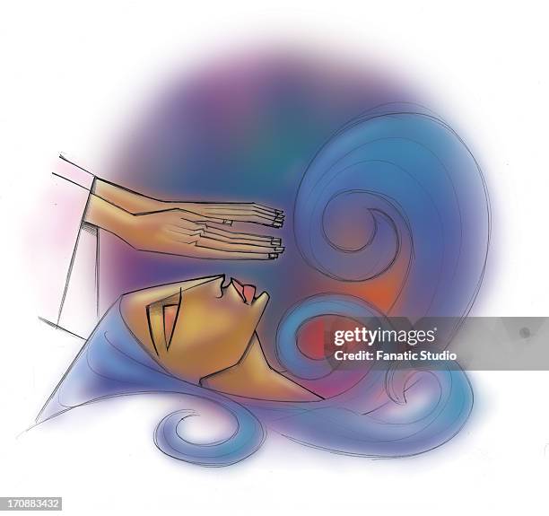 Muneer Reki 62 Reiki Illustration High Res Illustrations - Getty Images
