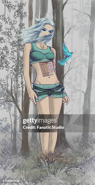 illustrative representation showing freedom - daisy dukes stock illustrations