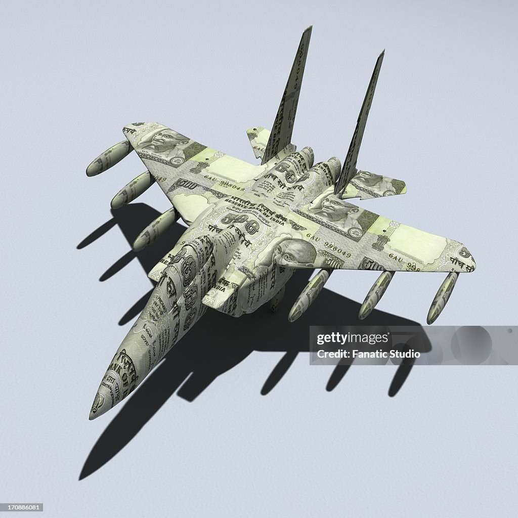Conceptual image of military expenditure
