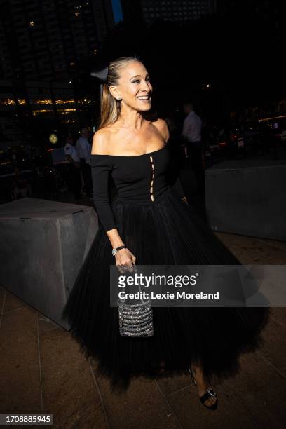 Sarah Jessica Parker at the New York City Ballet's 2023 Fall Fashion Gala at David H. Koch Theater at Lincoln Center on October 05, 2023 in New York,...