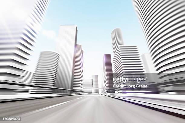 cityscape - perspective stock illustrations