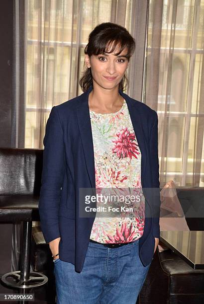 Rachida Brakni attends the 'Fete du Cinema 2013' Press Conference at the Hotel Pershing Hall on June 19, 2013 in Paris, France.