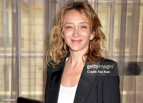 Sylvie Testud attends the 'Fete du Cinema 2013' Press Conference at the Hotel Pershing Hall on June 19, 2013 in Paris, France.