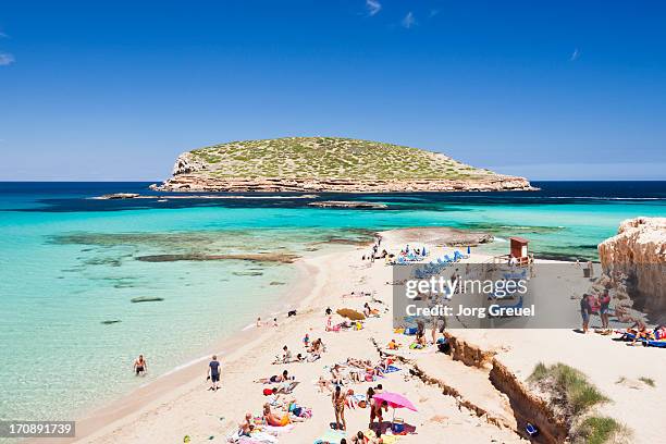 cala comte - ibiza foto e immagini stock