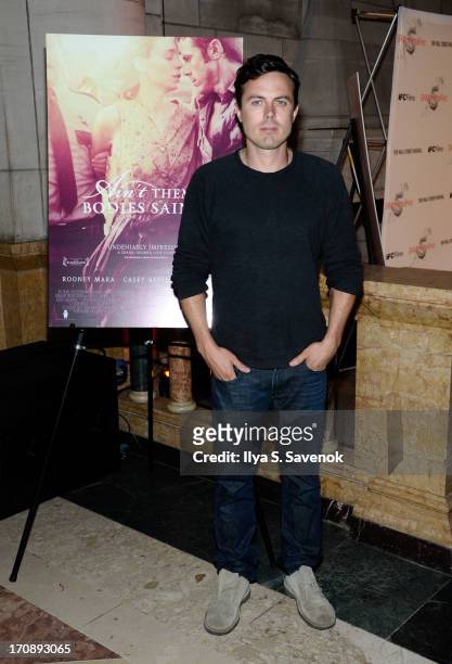 Actor Casey Affleck attends the after party for the Opening Night premiere of "Ain't Them Bodies Saints" hosted by The Cinema Society at Skylight One...
