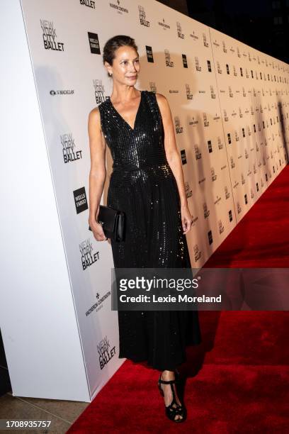 Christy Turlington at the New York City Ballet's 2023 Fall Fashion Gala at David H. Koch Theater at Lincoln Center on October 05, 2023 in New York,...