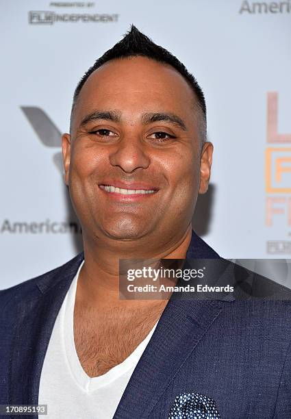 Comedian Russell Peters attends the "Tapia" premiere during the 2013 Los Angeles Film Festival at Regal Cinemas L.A. Live on June 19, 2013 in Los...