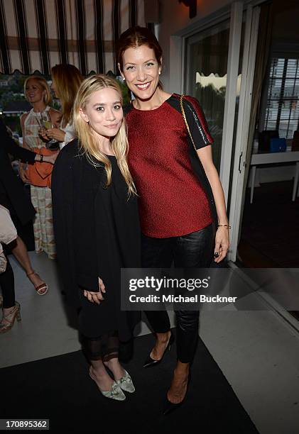 Ashley Olsen and Kate Walsh attend Mary-Kate Olsen, Ashley Olsen, and InStyle Editor Ariel Foxman celebrate the launch of the Elizabeth and James...