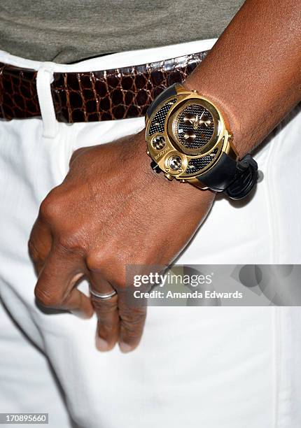 Boxer Sugar Ray Leonard attends the "Tapia" premiere during the 2013 Los Angeles Film Festival at Regal Cinemas L.A. Live on June 19, 2013 in Los...