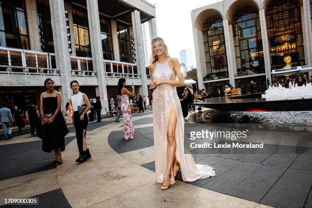 Sophie Sumner at the New York City Ballet's 2023 Fall Fashion Gala at David H. Koch Theater at Lincoln Center on October 05, 2023 in New York, New...