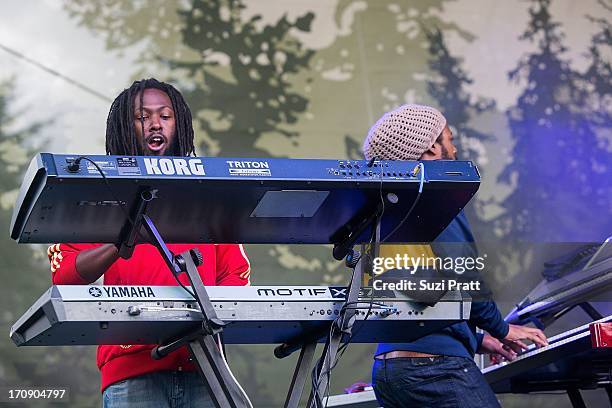 Ghetto Youths Crew perform live at Marymoor Park on June 19, 2013 in Redmond, Washington.