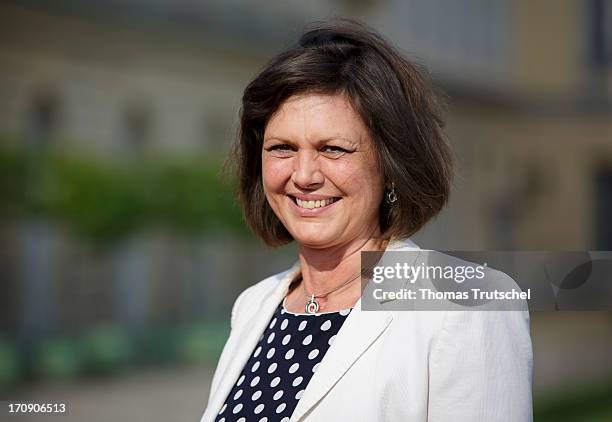 German Agriculture and Consumer Protection Minister Ilse Aigner attends the dinner given in honour of U.S. President Barack Obama at the Orangerie of...