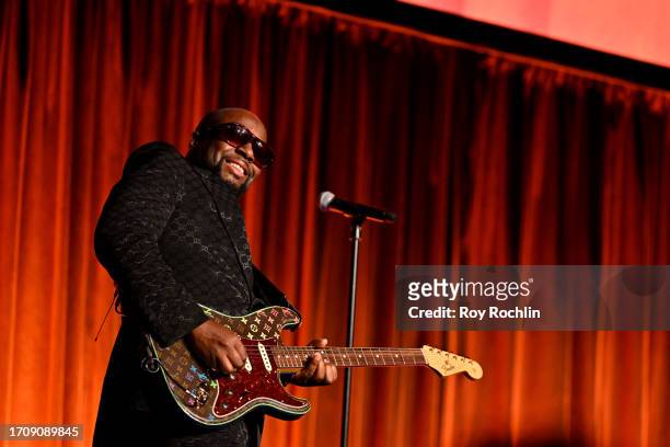 Wyclef Jean performs at The Toy Foundation's TOTY Awards at Cipriani 42nd Street on September 29, 2023 in New York City.