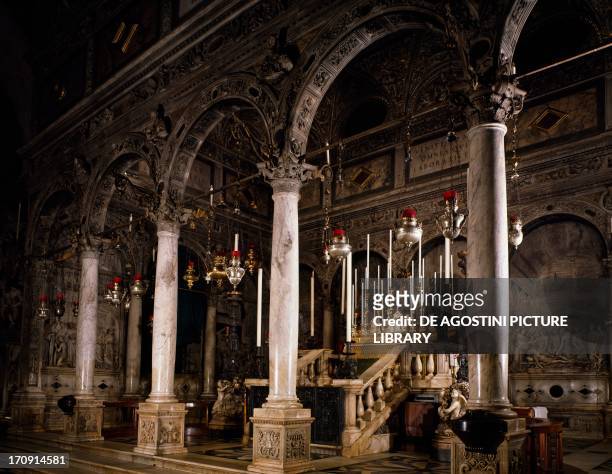 Chapel of the Ark of Saint Anthony, 16th century, Basilica of Saint Anthony, Padua, Veneto, Italy.