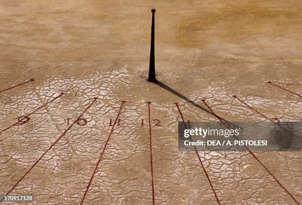 Ancient sundial, Forte Belvedere, Florence , Tuscany, Italy.