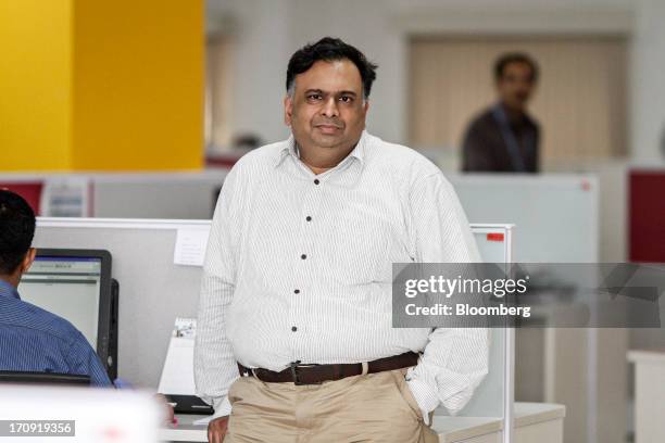 Ajay Goel, chief executive officer of Tata Power Solar Systems Ltd., poses for a photograph in Bangalore, India, on Tuesday, June 11, 2013. Tata...