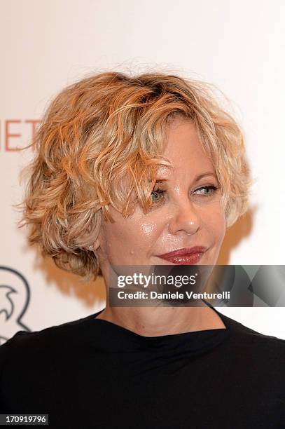 Meg Ryan attends a photocall as part of Taormina Filmfest 2013 on June 20, 2013 in Taormina, Italy.