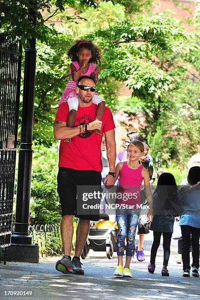 Lou Samuel, Martin Kristen and Leni Samuel as seen on June 19, 2013 in New York City.