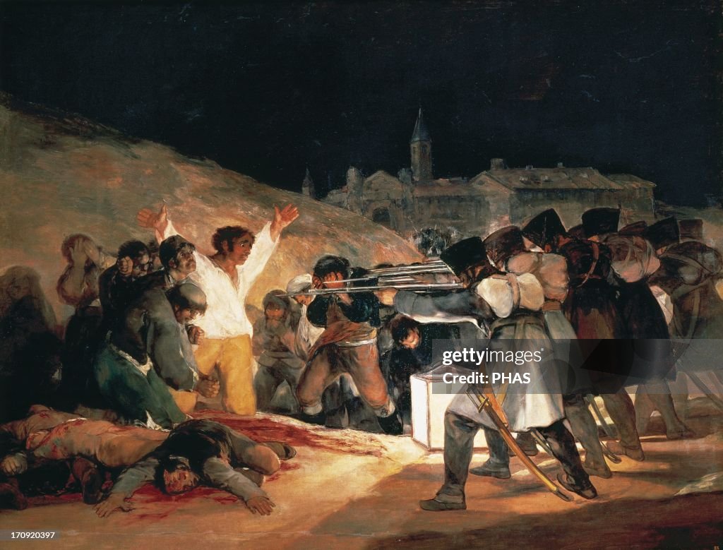 Goya The Third Of May 1808 Francisco de Goya . Spanish romantic painter. The Third of May 1808