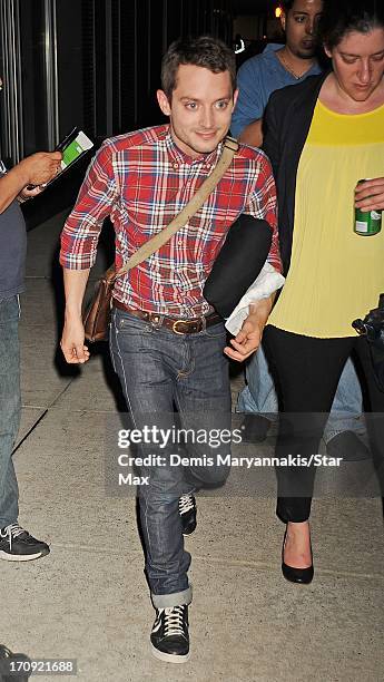 Actor Elijah Wood as seen on June 19, 2013 in New York City.