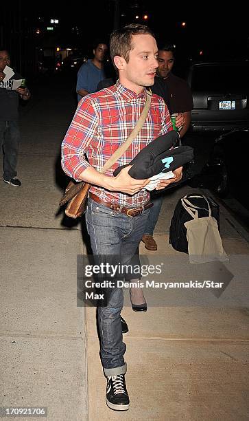 Actor Elijah Wood is seen on June 19, 2013 in New York City.