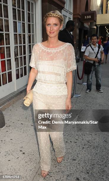 Socialite Nicky Hilton as seen on June 19, 2013 in New York City.