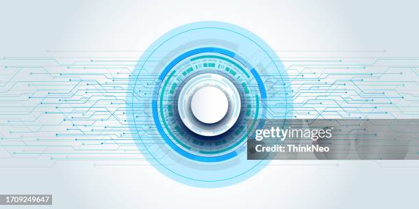abstract technology circuit high tech computer network background - abstract network connection stock illustrations