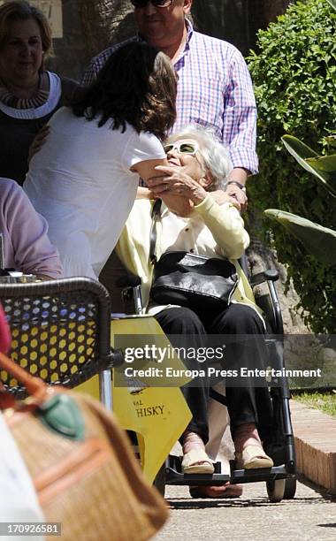 Pepa Flores is seen on May 28, 2013 in Malaga, Spain.