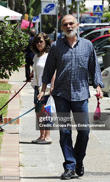 Pepa Flores is seen on May 28, 2013 in Malaga, Spain.