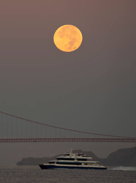 CA: Super Moon In San Francisco