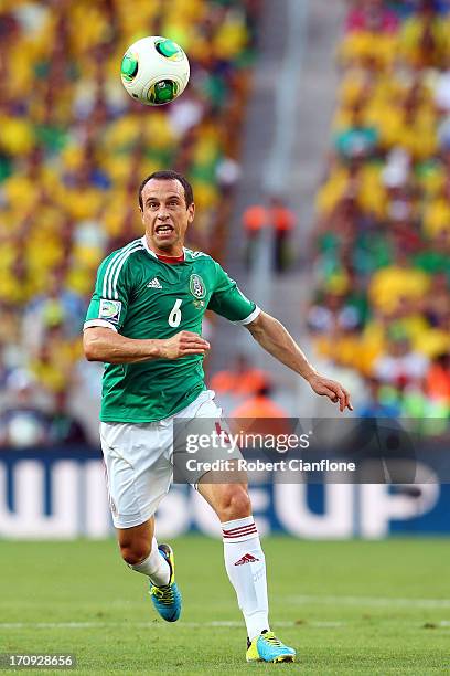 Gerardo Torrado of Mexico in action during the FIFA Confederations Cup Brazil 2013 Group A match between Brazil and Mexico at Castelao on June 19,...