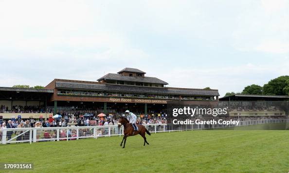 Ripon Races General view of the course at Ripon Racecourse on June 20, 2013 in ...