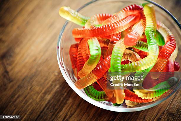 gummies: worm - worm stock pictures, royalty-free photos & images