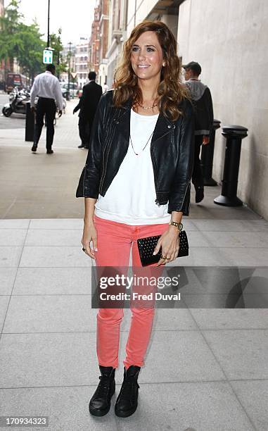 Kristen Wiig sighting outside BBC Radio One on June 20, 2013 in London, England.