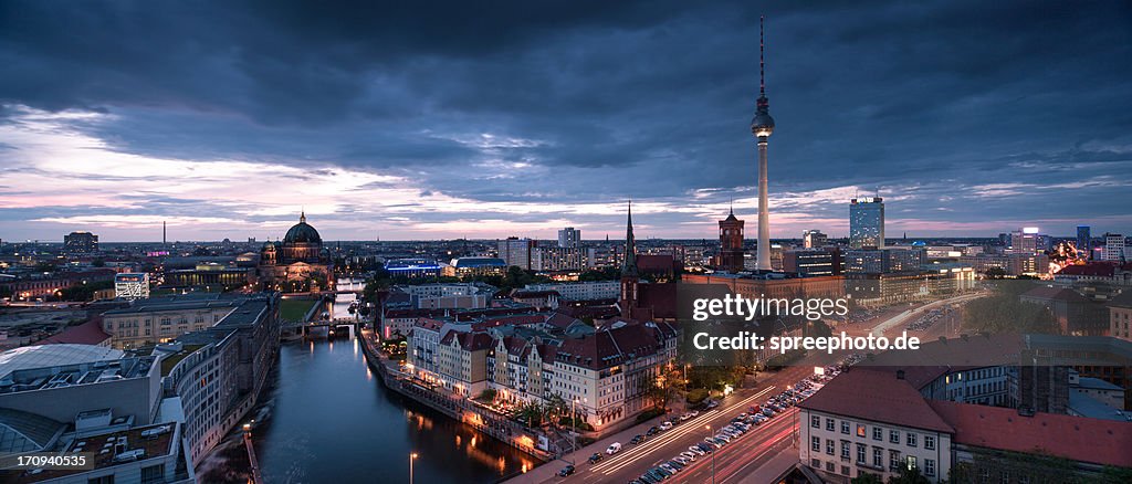 Berlin Mitte Cityscape with TV Turm