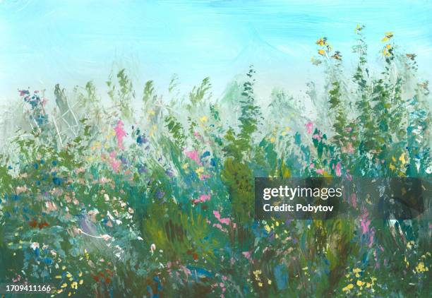 Spring Flowering Meadow High-Res Vector Graphic - Getty Images