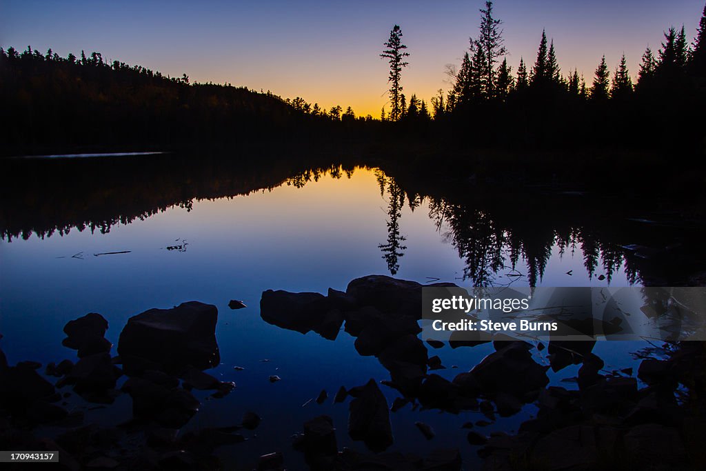 Twilight reflection